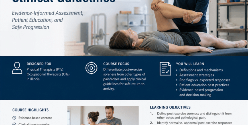 Post-Exercise Soreness vs. Aches: Clinical Guidelines for PT/OT